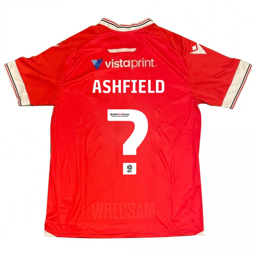 Niño Fútbol Camiseta Harry Ashfield #0 Rojo 1ª Equipación 2023/24 México