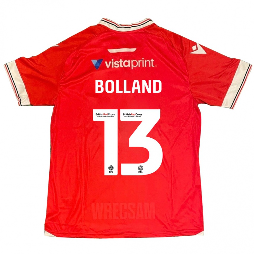 Niño Fútbol Camiseta Charlotte Bolland #13 Rojo 1ª Equipación 2023/24 México