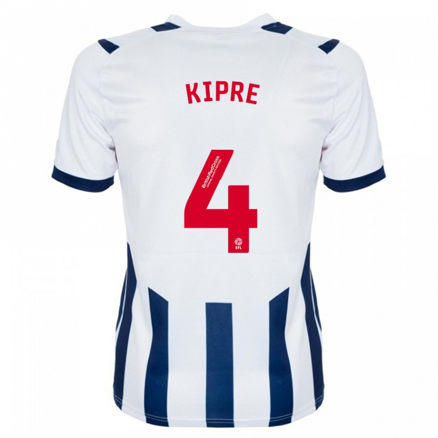 Niño Fútbol Camiseta Cédric Kipré #4 Blanco 1ª Equipación 2023/24 México