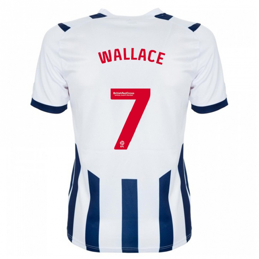 Niño Fútbol Camiseta Jed Wallace #7 Blanco 1ª Equipación 2023/24 México