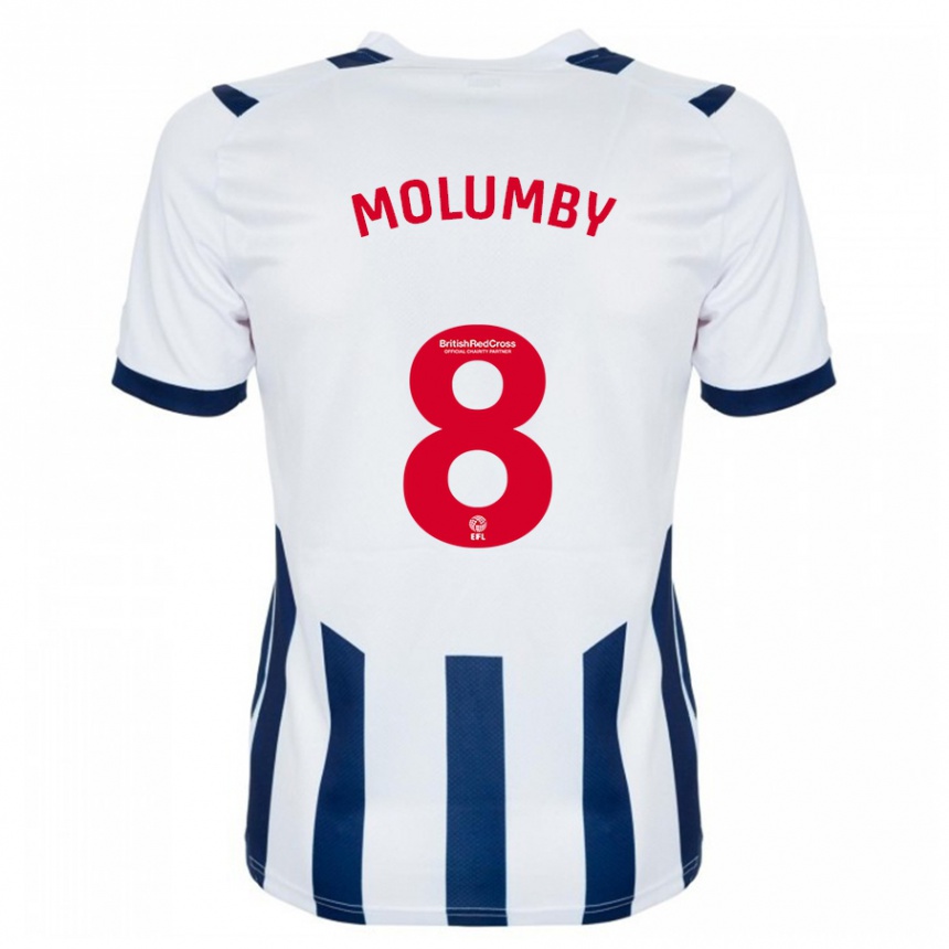 Niño Fútbol Camiseta Jayson Molumby #8 Blanco 1ª Equipación 2023/24 México