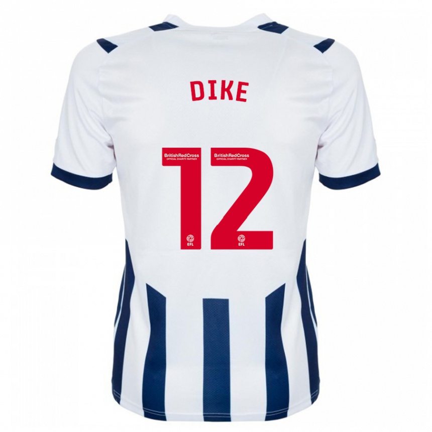 Niño Fútbol Camiseta Daryl Dike #12 Blanco 1ª Equipación 2023/24 México