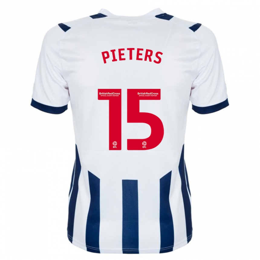 Niño Fútbol Camiseta Erik Pieters #15 Blanco 1ª Equipación 2023/24 México