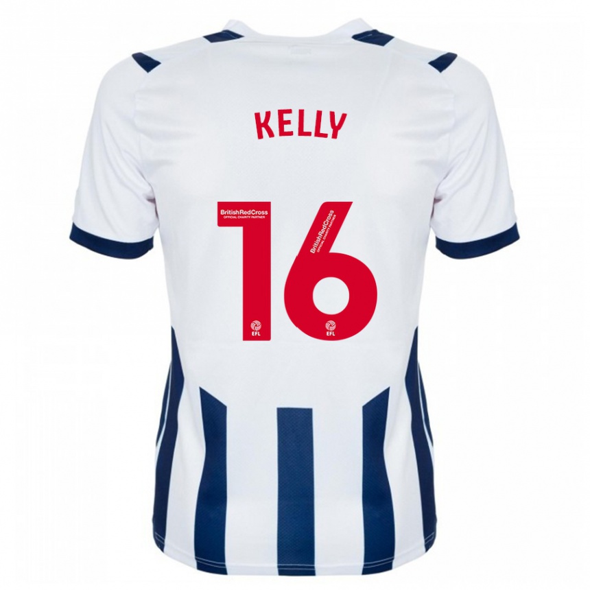 Niño Fútbol Camiseta Martin Kelly #16 Blanco 1ª Equipación 2023/24 México