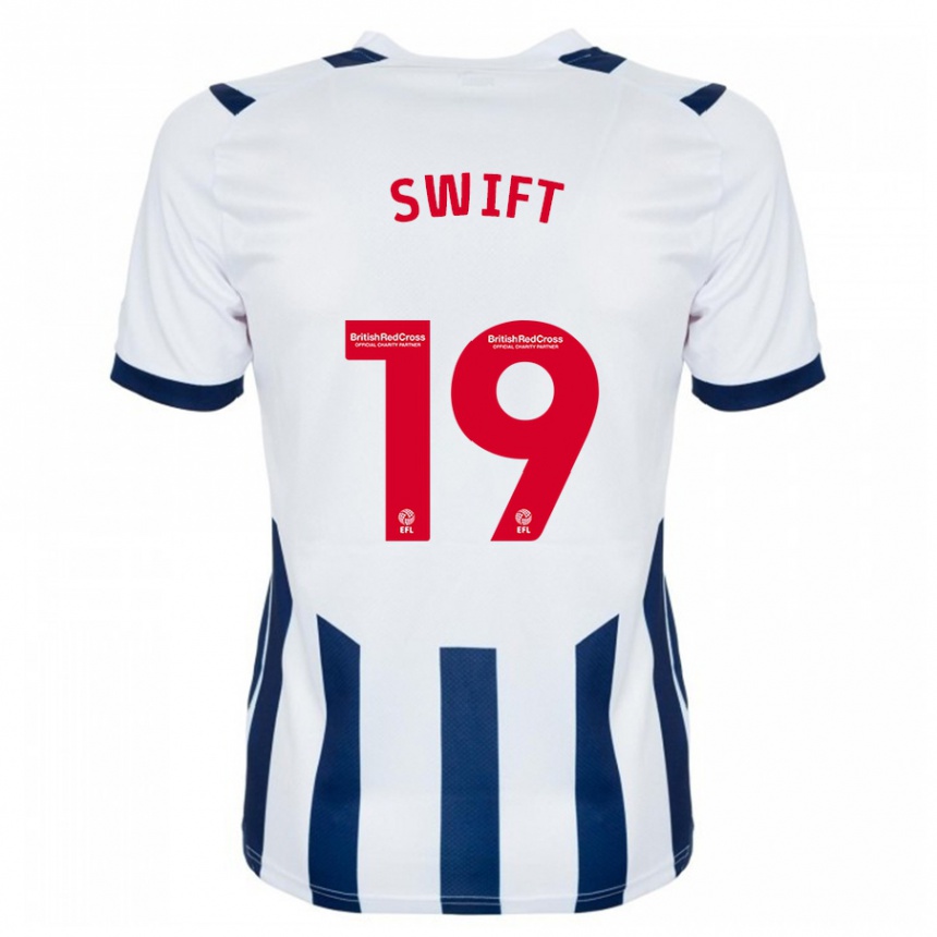 Niño Fútbol Camiseta John Swift #19 Blanco 1ª Equipación 2023/24 México