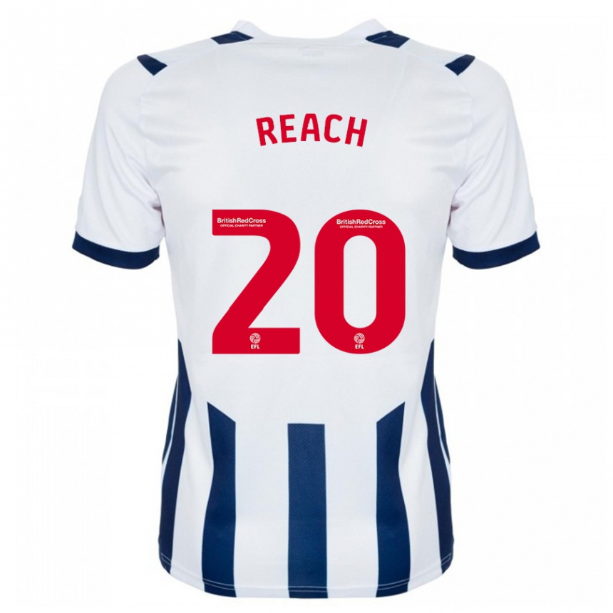 Niño Fútbol Camiseta Adam Reach #20 Blanco 1ª Equipación 2023/24 México