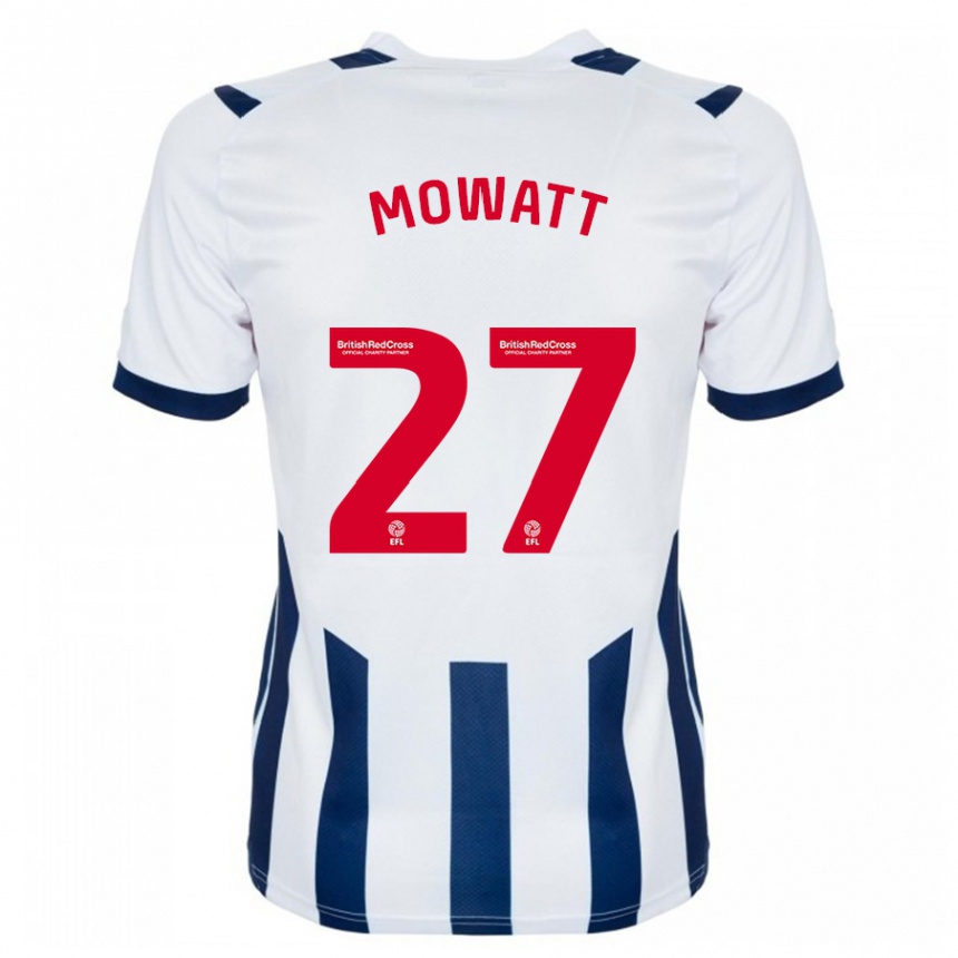 Niño Fútbol Camiseta Alex Mowatt #27 Blanco 1ª Equipación 2023/24 México