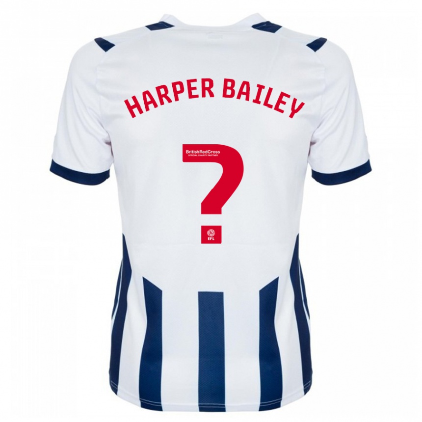 Niño Fútbol Camiseta Aaron Harper-Bailey #0 Blanco 1ª Equipación 2023/24 México