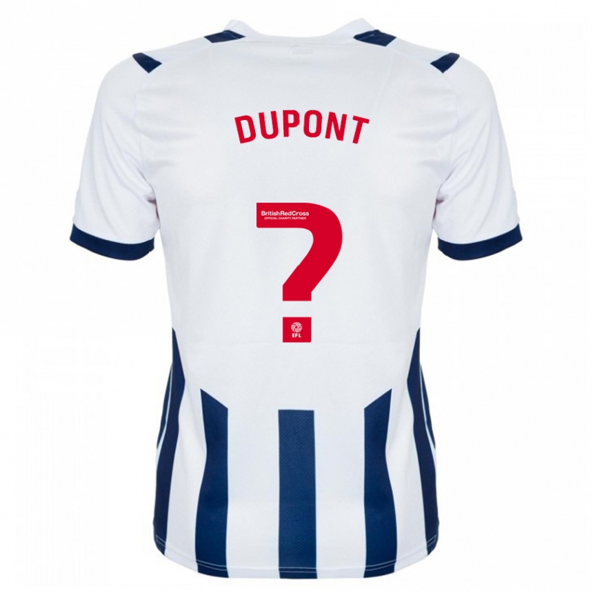 Niño Fútbol Camiseta Noah Dupont #0 Blanco 1ª Equipación 2023/24 México