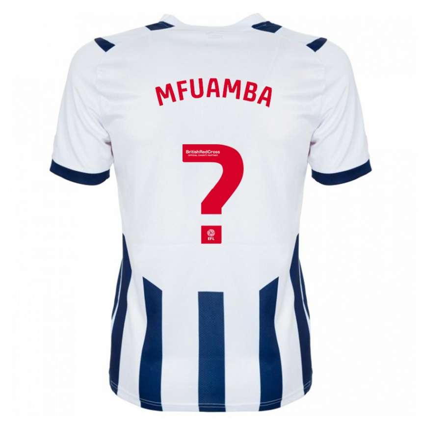Niño Fútbol Camiseta Kevin Mfuamba #0 Blanco 1ª Equipación 2023/24 México