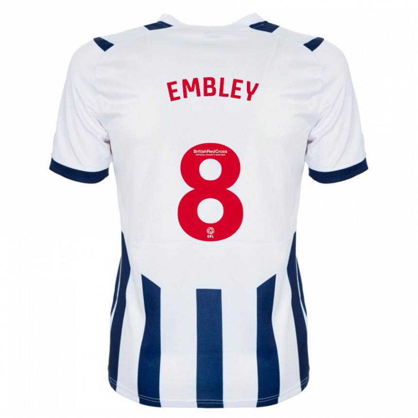 Niño Fútbol Camiseta Rosie Embley #8 Blanco 1ª Equipación 2023/24 México