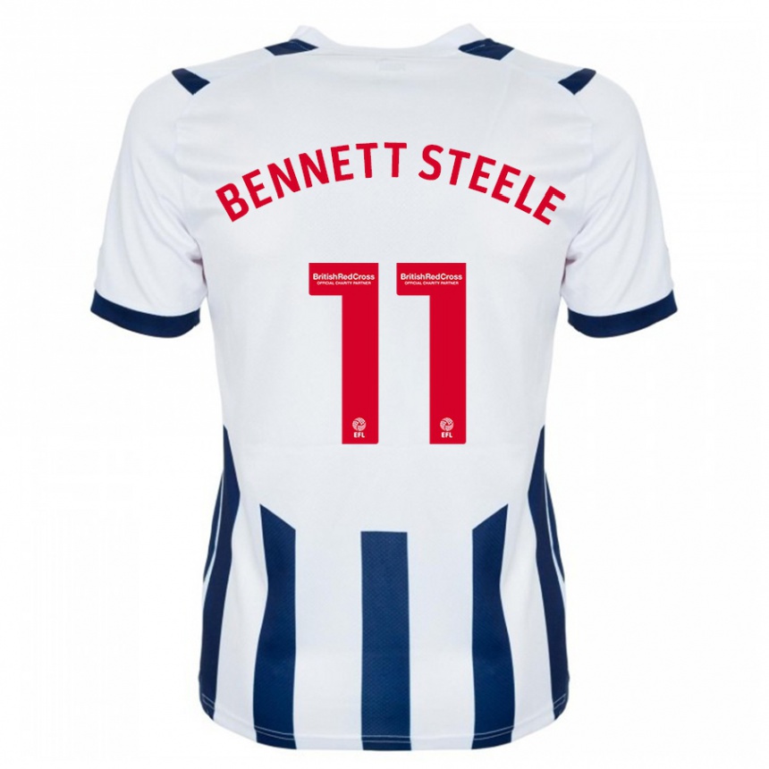 Niño Fútbol Camiseta Lizzie Bennett-Steele #11 Blanco 1ª Equipación 2023/24 México