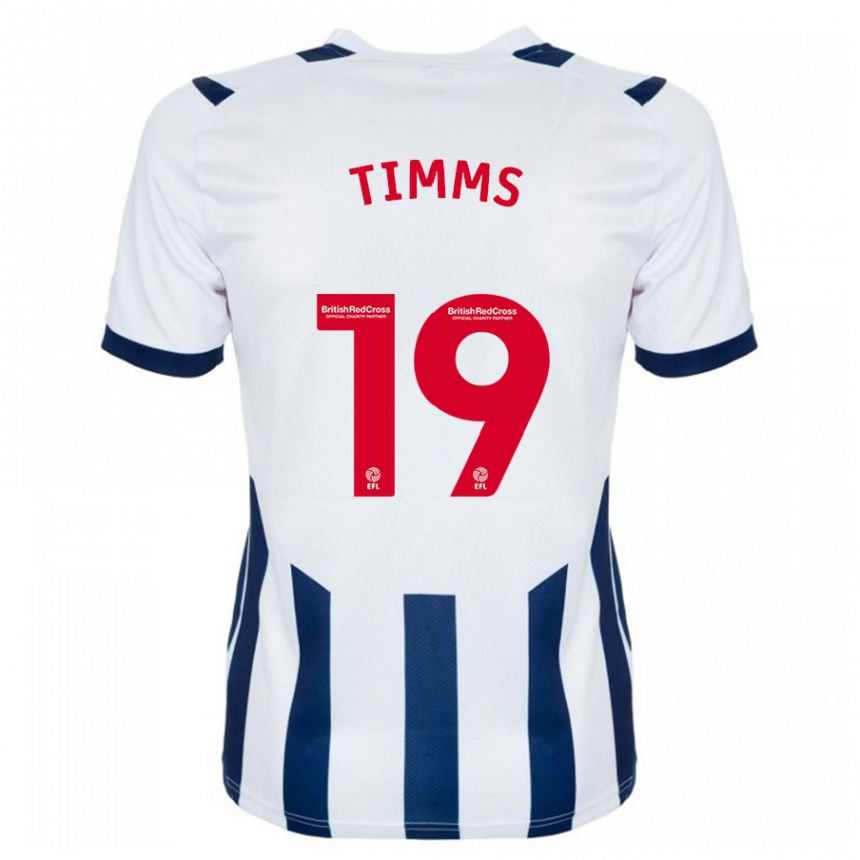 Niño Fútbol Camiseta Maria Timms #19 Blanco 1ª Equipación 2023/24 México