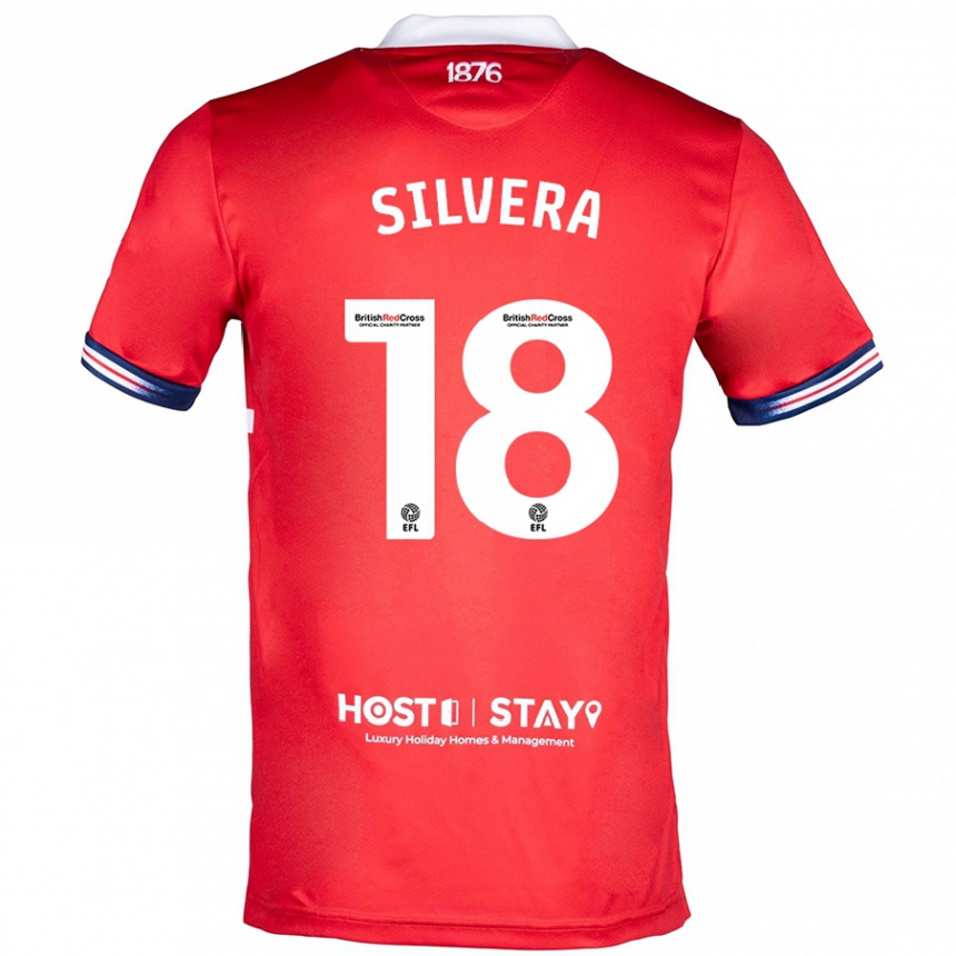 Niño Fútbol Camiseta Sam Silvera #18 Rojo 1ª Equipación 2023/24 México