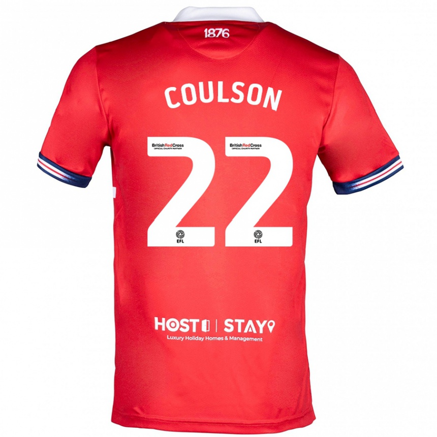 Niño Fútbol Camiseta Hayden Coulson #22 Rojo 1ª Equipación 2023/24 México