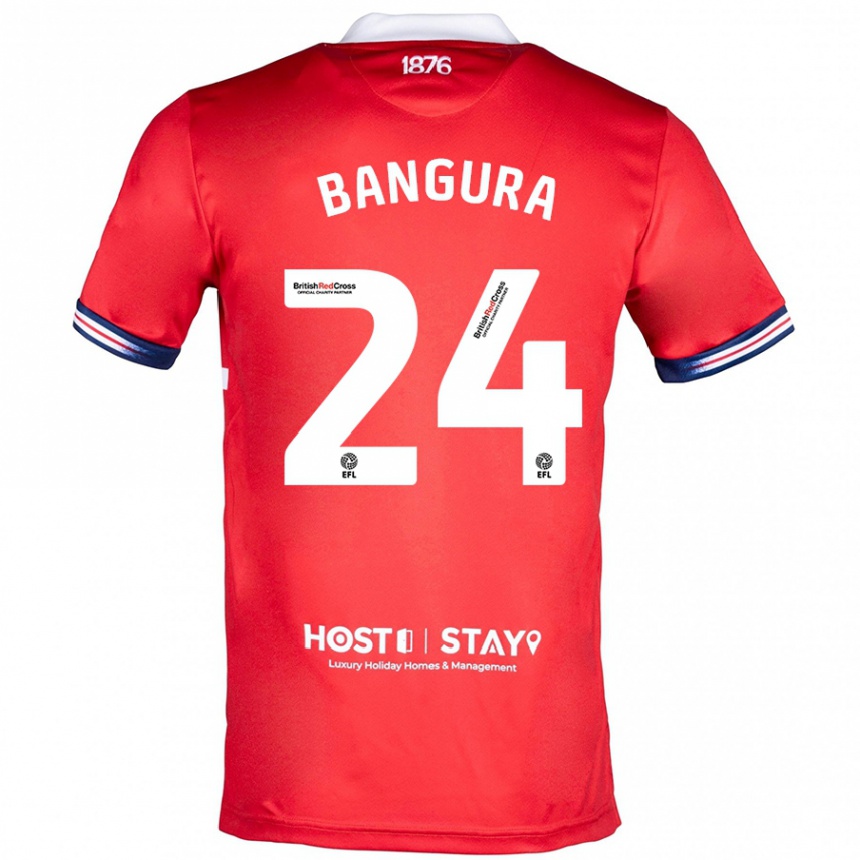 Niño Fútbol Camiseta Alex Bangura #24 Rojo 1ª Equipación 2023/24 México