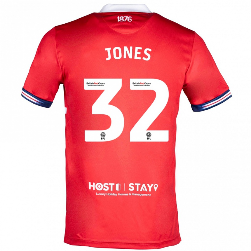 Niño Fútbol Camiseta Jamie Jones #32 Rojo 1ª Equipación 2023/24 México