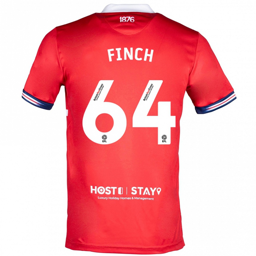 Niño Fútbol Camiseta Sonny Finch #64 Rojo 1ª Equipación 2023/24 México