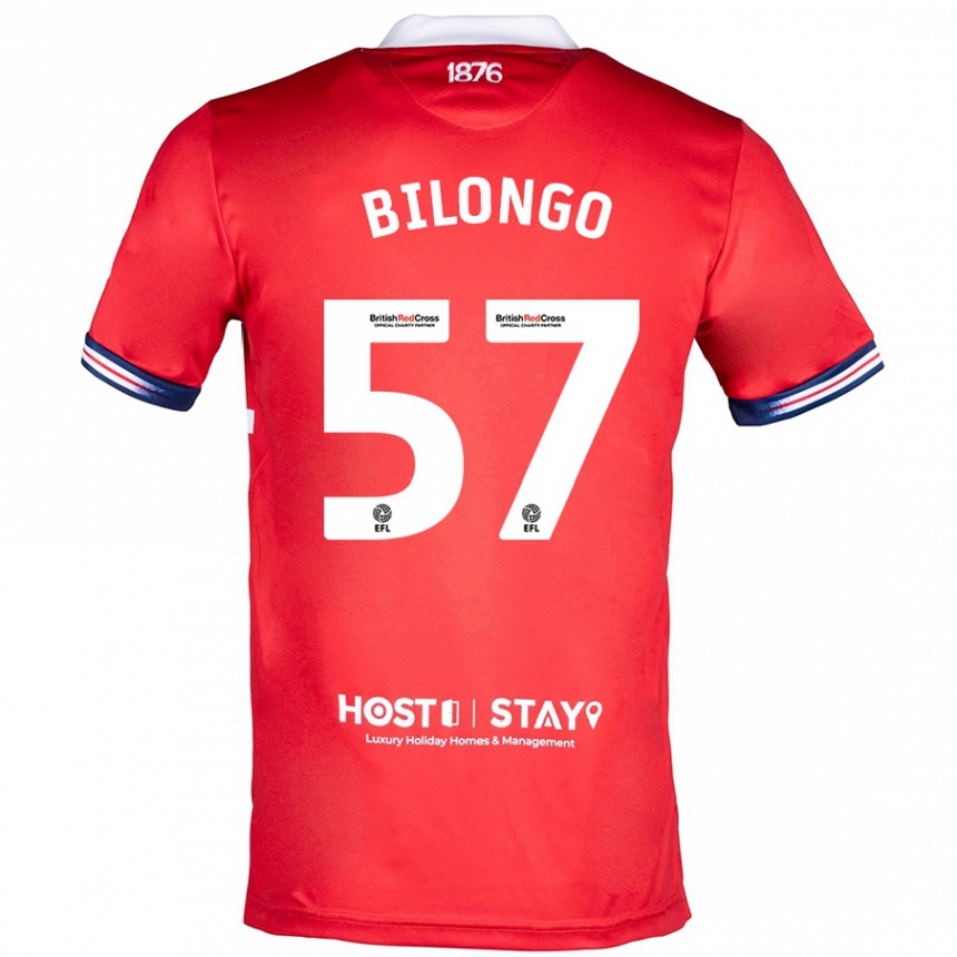 Niño Fútbol Camiseta Bryant Bilongo #57 Rojo 1ª Equipación 2023/24 México