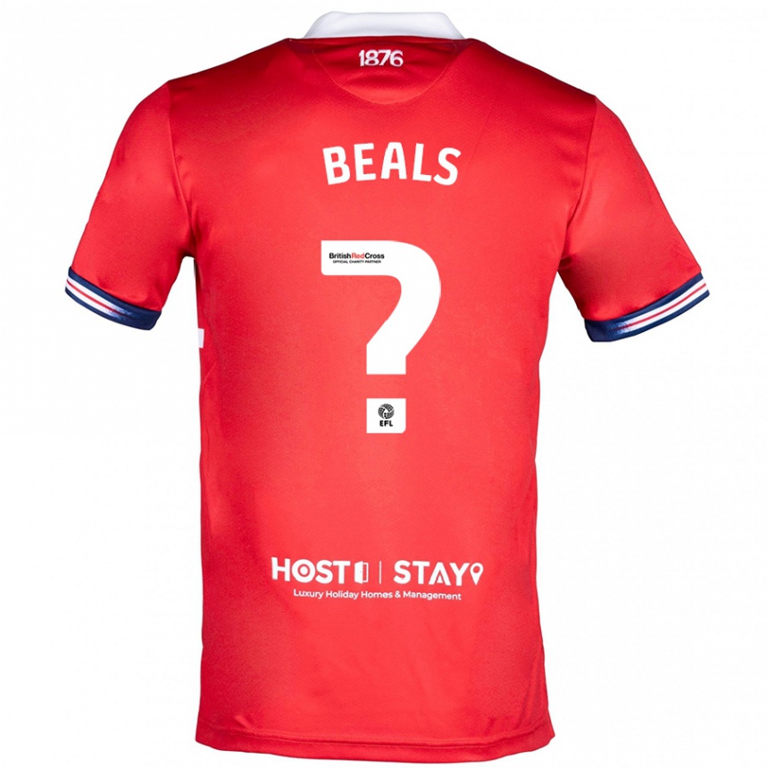 Niño Fútbol Camiseta Ben Beals #0 Rojo 1ª Equipación 2023/24 México