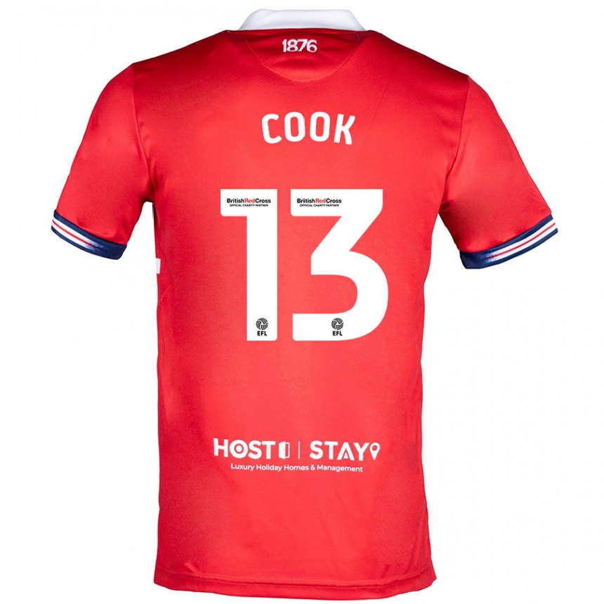 Niño Fútbol Camiseta Ruby Cook #13 Rojo 1ª Equipación 2023/24 México