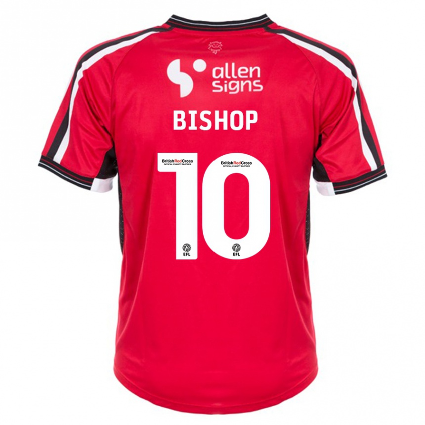 Niño Fútbol Camiseta Teddy Bishop #10 Rojo 1ª Equipación 2023/24 México