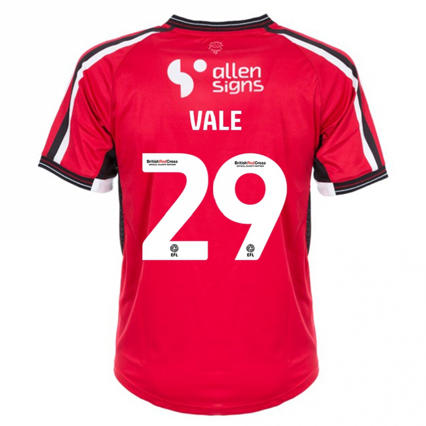 Niño Fútbol Camiseta Jack Vale #29 Rojo 1ª Equipación 2023/24 México