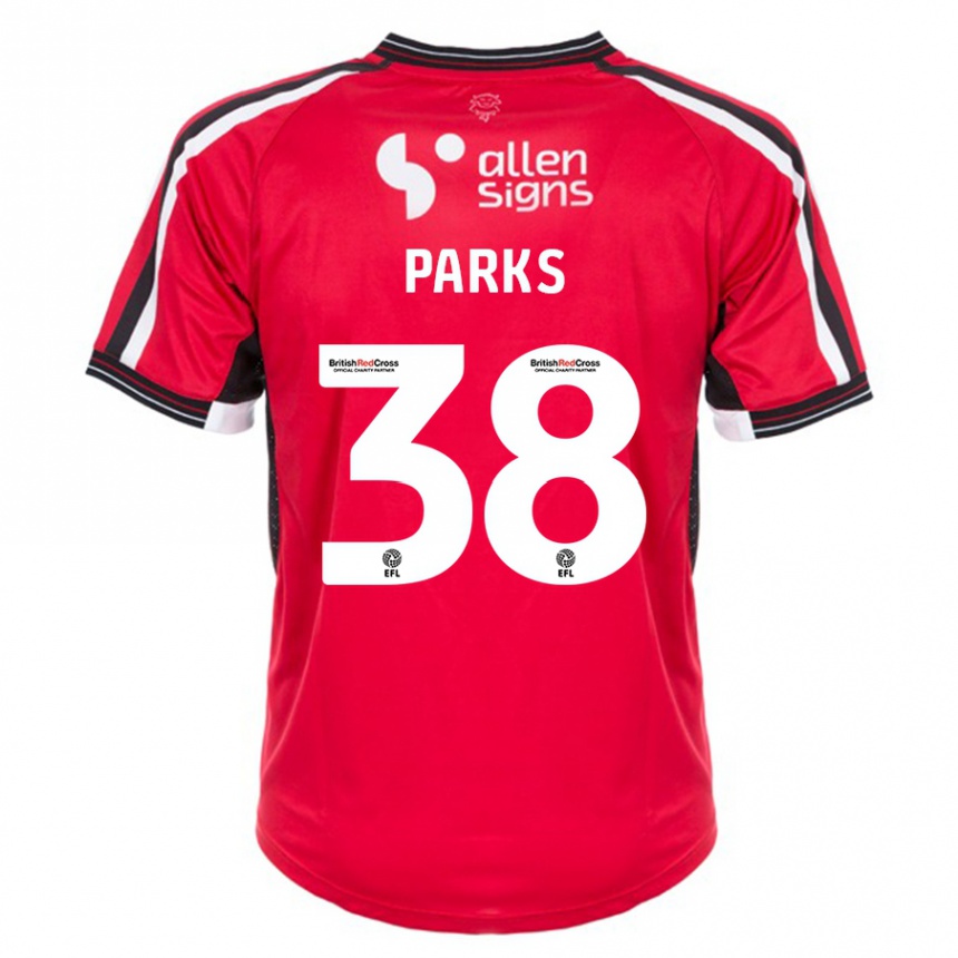 Niño Fútbol Camiseta Charlie Parks #38 Rojo 1ª Equipación 2023/24 México