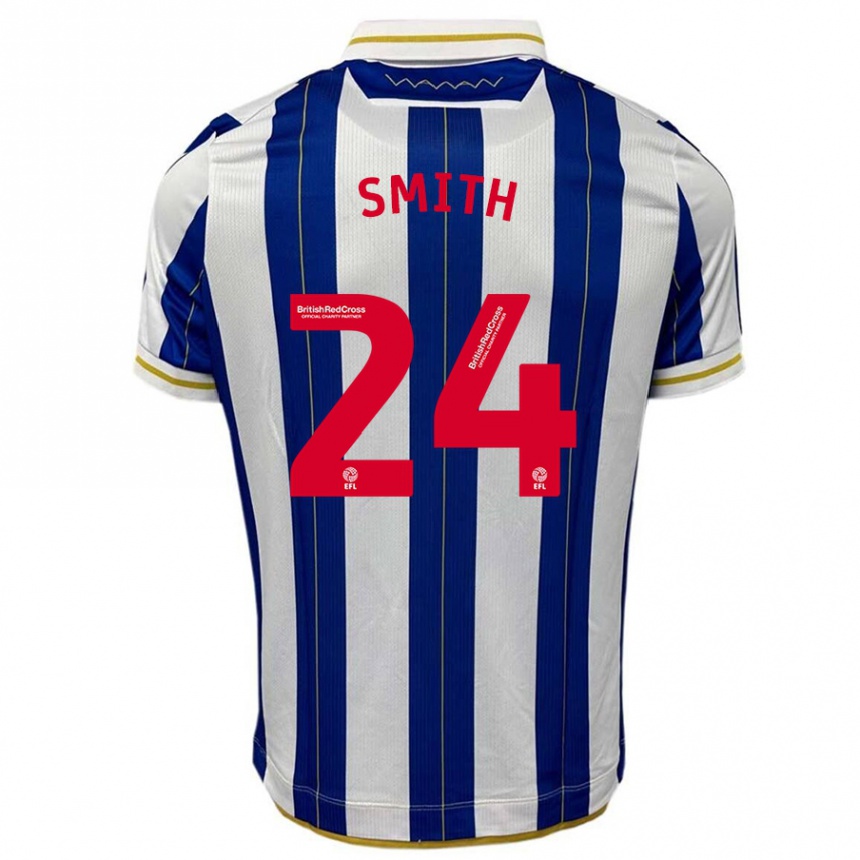 Niño Fútbol Camiseta Michael Smith #24 Azul Blanco 1ª Equipación 2023/24 México