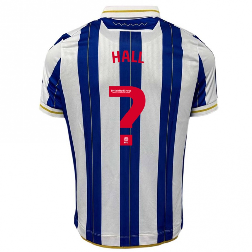 Niño Fútbol Camiseta Jack Hall #0 Azul Blanco 1ª Equipación 2023/24 México
