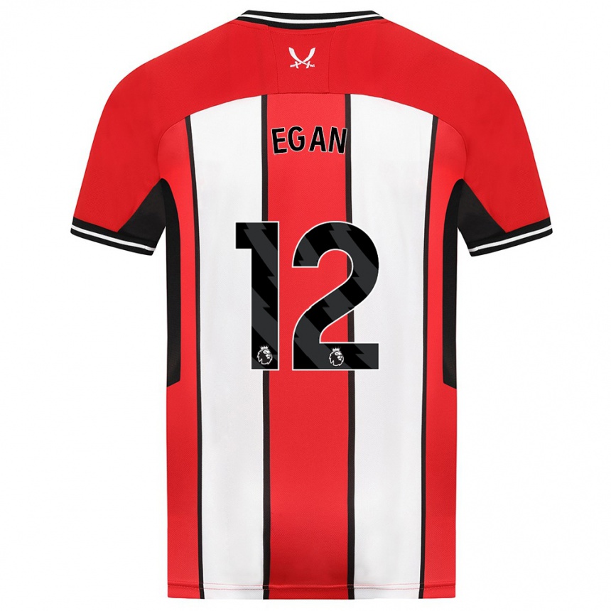 Niño Fútbol Camiseta John Egan #12 Rojo 1ª Equipación 2023/24 México