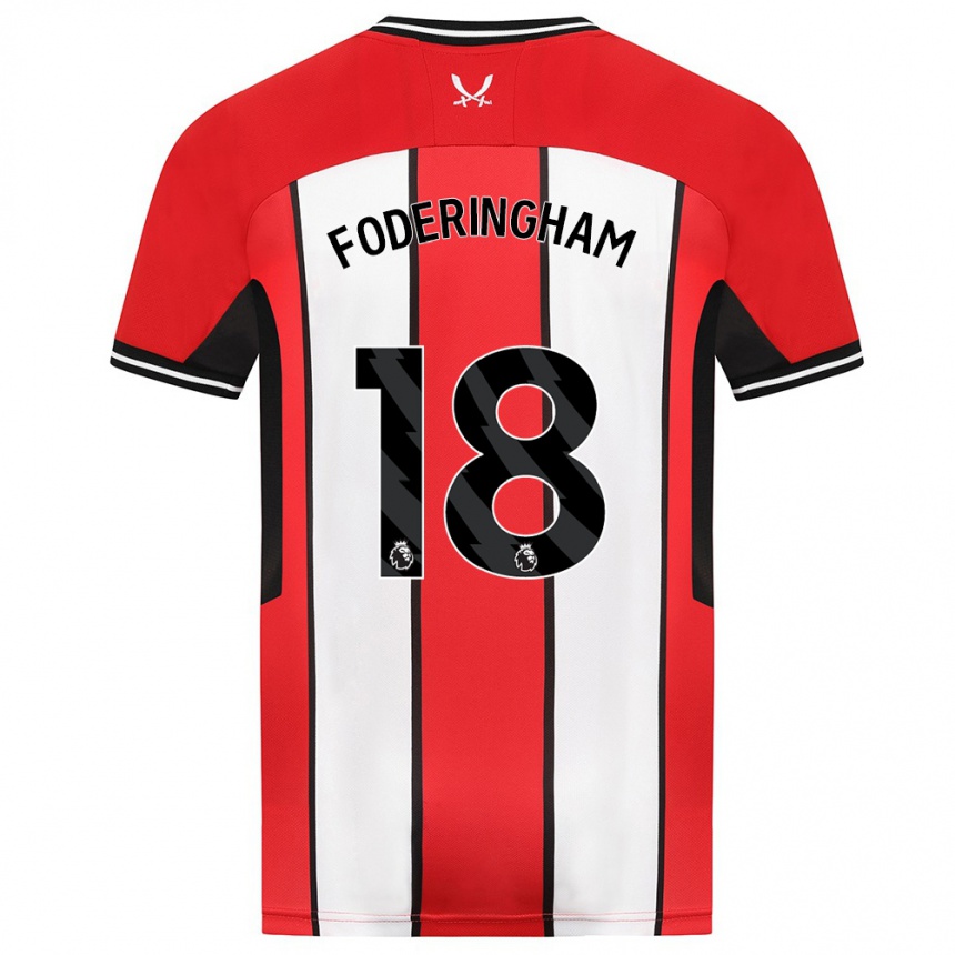 Niño Fútbol Camiseta Wes Foderingham #18 Rojo 1ª Equipación 2023/24 México