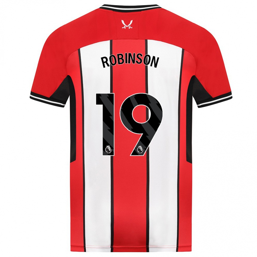 Niño Fútbol Camiseta Jack Robinson #19 Rojo 1ª Equipación 2023/24 México