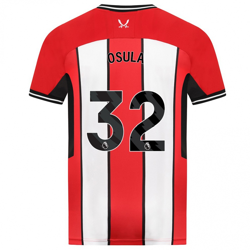 Niño Fútbol Camiseta William Osula #32 Rojo 1ª Equipación 2023/24 México