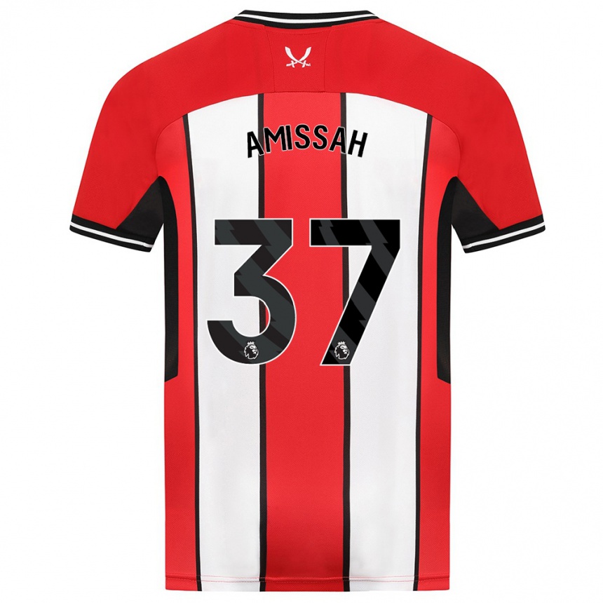 Niño Fútbol Camiseta Jordan Amissah #37 Rojo 1ª Equipación 2023/24 México