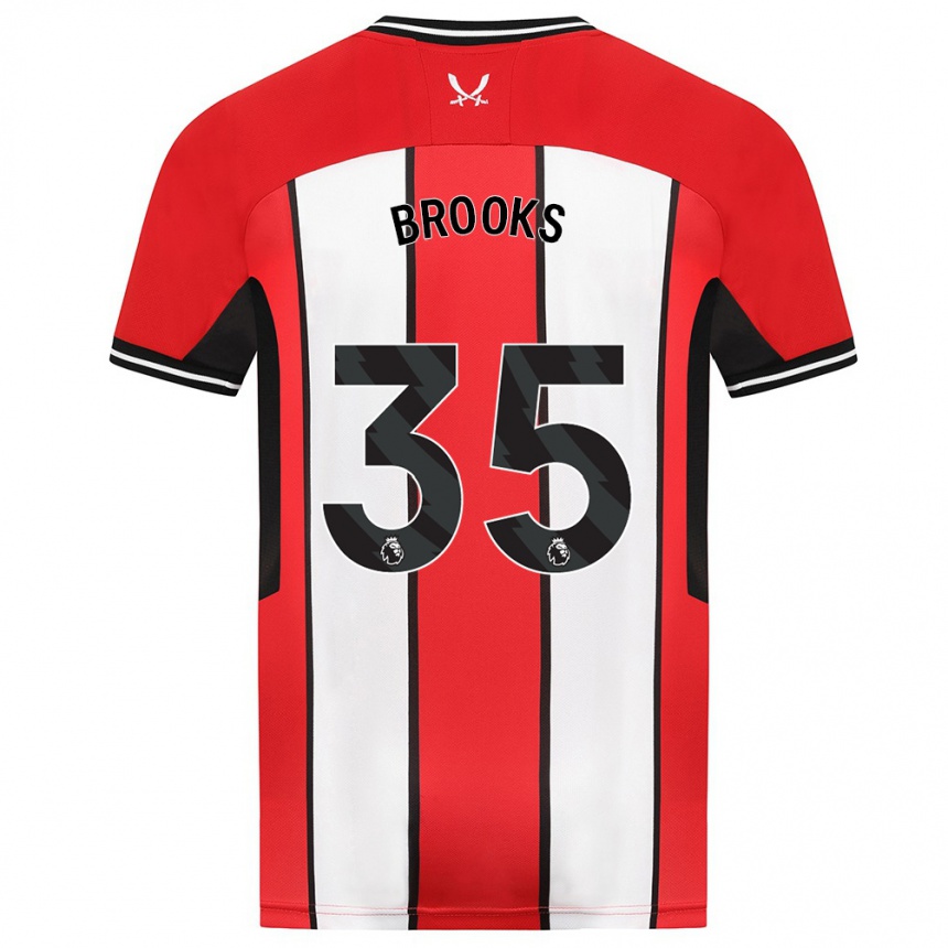 Niño Fútbol Camiseta Andre Brooks #35 Rojo 1ª Equipación 2023/24 México