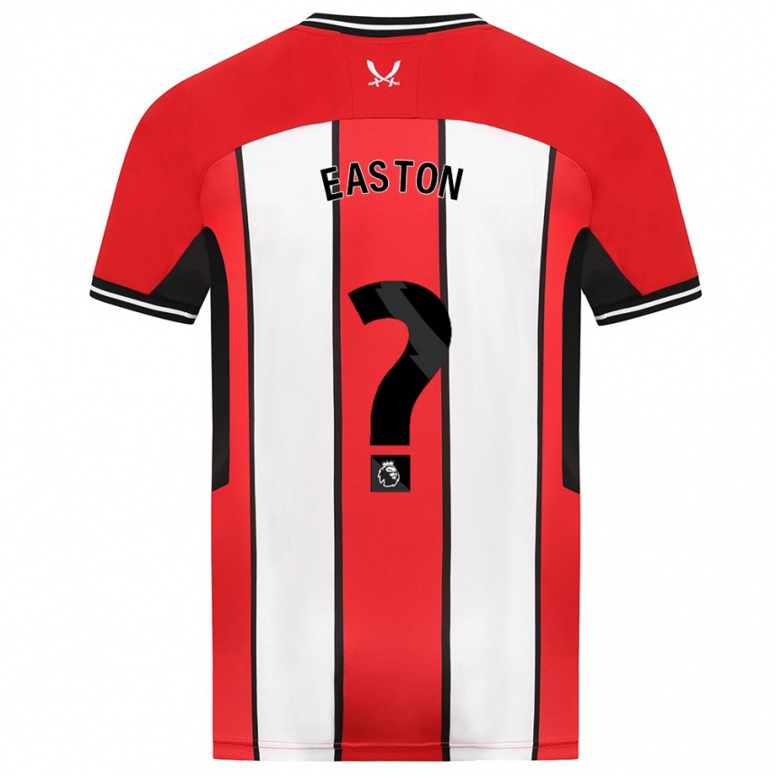 Niño Fútbol Camiseta Evan Easton #0 Rojo 1ª Equipación 2023/24 México