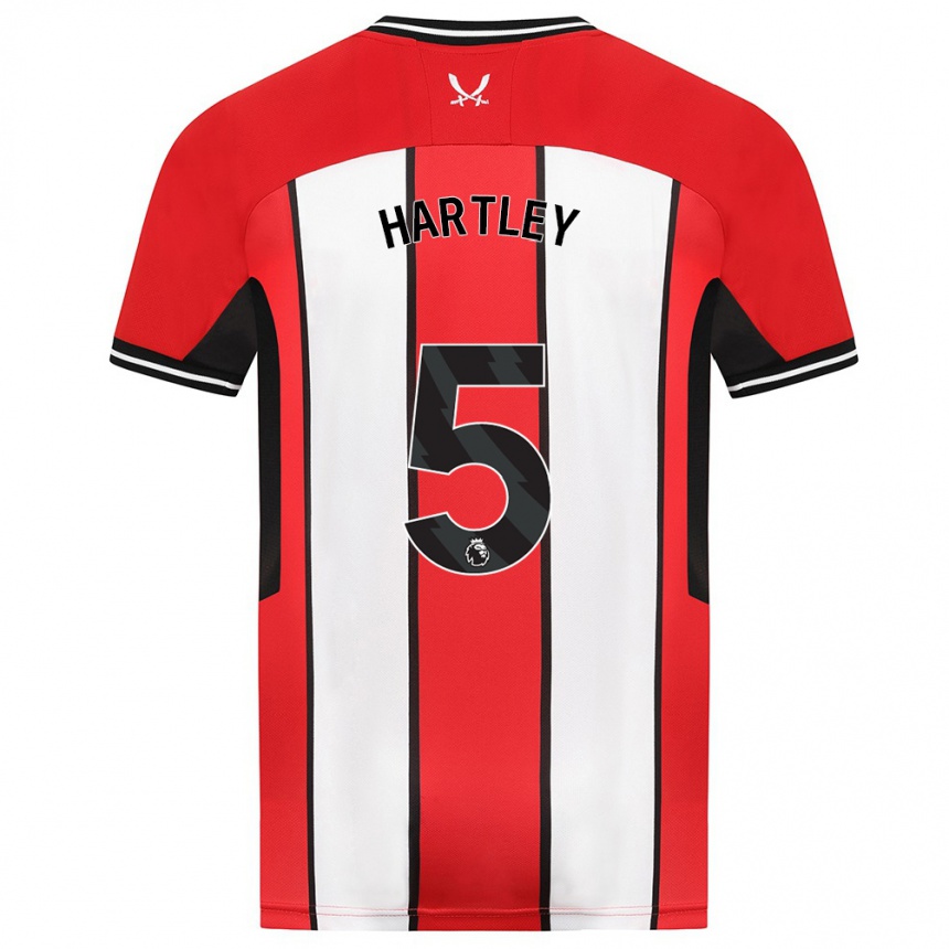 Niño Fútbol Camiseta Naomi Hartley #5 Rojo 1ª Equipación 2023/24 México