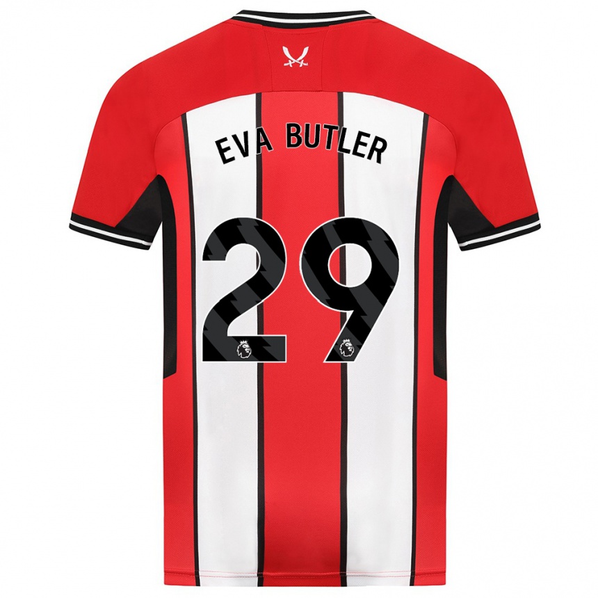 Niño Fútbol Camiseta Eva Butler #29 Rojo 1ª Equipación 2023/24 México