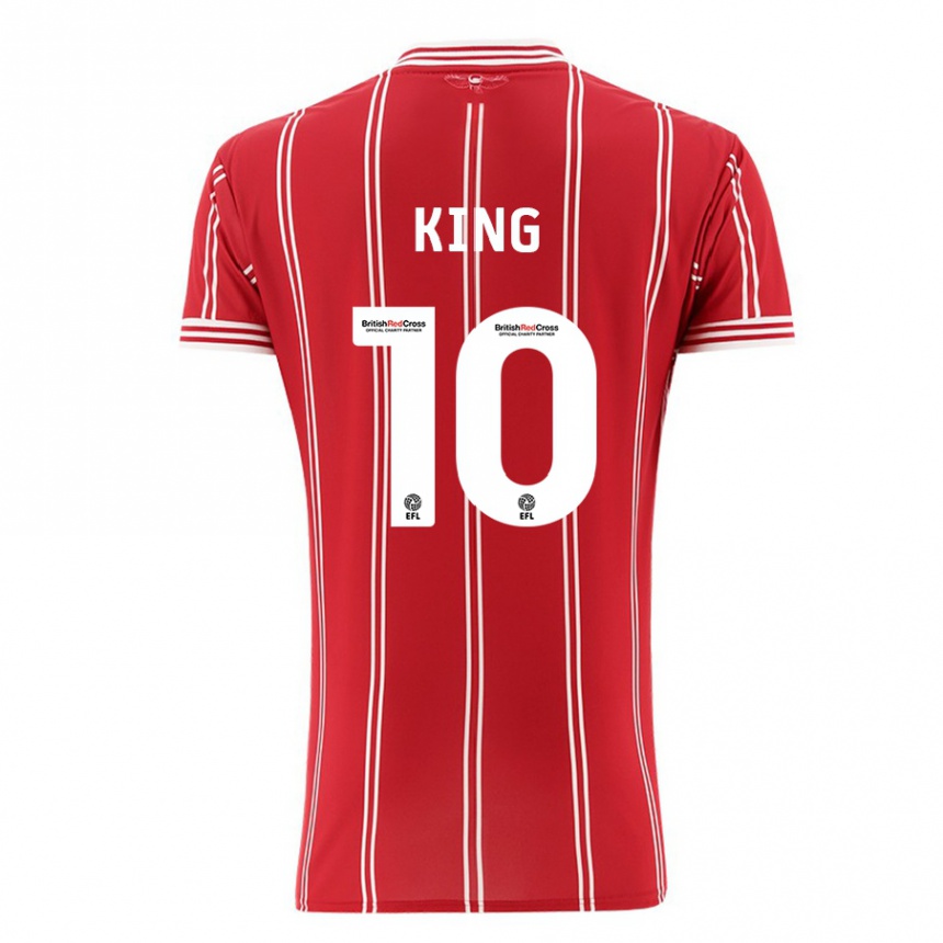 Niño Fútbol Camiseta Andy King #10 Rojo 1ª Equipación 2023/24 México
