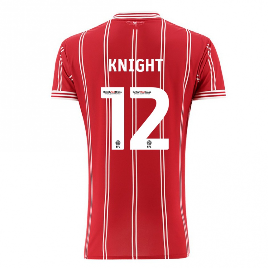 Niño Fútbol Camiseta Jason Knight #12 Rojo 1ª Equipación 2023/24 México