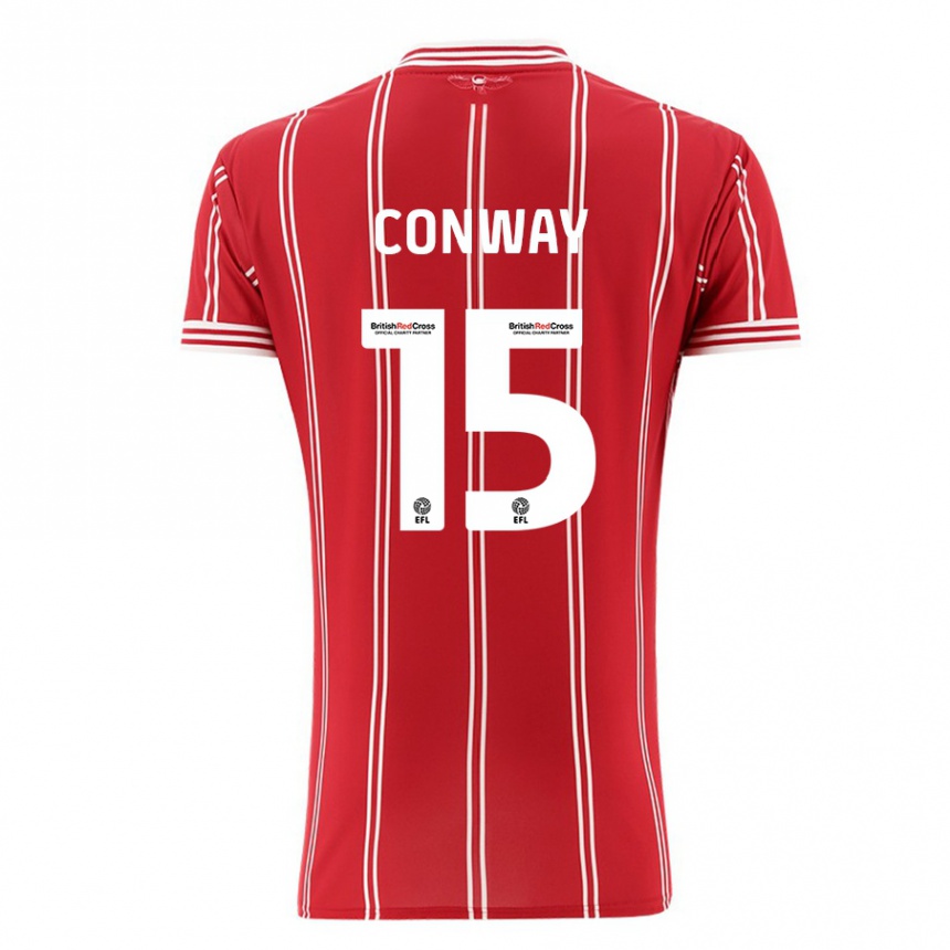 Niño Fútbol Camiseta Tommy Conway #15 Rojo 1ª Equipación 2023/24 México