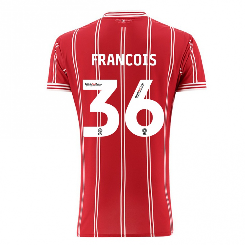 Niño Fútbol Camiseta Marlee Francois #36 Rojo 1ª Equipación 2023/24 México