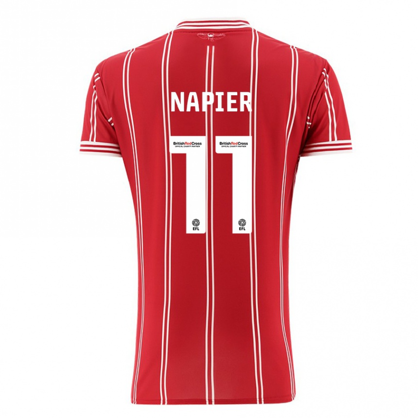 Niño Fútbol Camiseta Jamie-Lee Napier #11 Rojo 1ª Equipación 2023/24 México