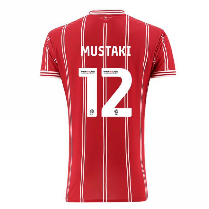 Niño Fútbol Camiseta Chloe Mustaki #12 Rojo 1ª Equipación 2023/24 México