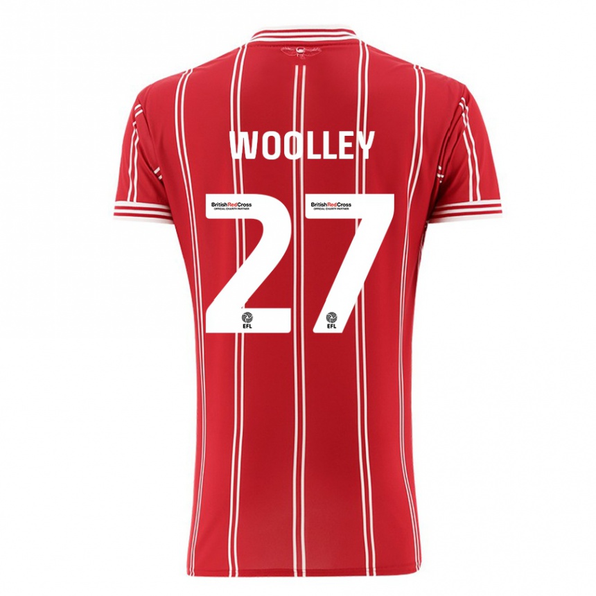 Niño Fútbol Camiseta Jesse Woolley #27 Rojo 1ª Equipación 2023/24 México