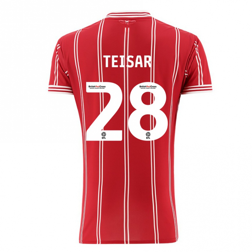 Niño Fútbol Camiseta Tianna Teisar #28 Rojo 1ª Equipación 2023/24 México