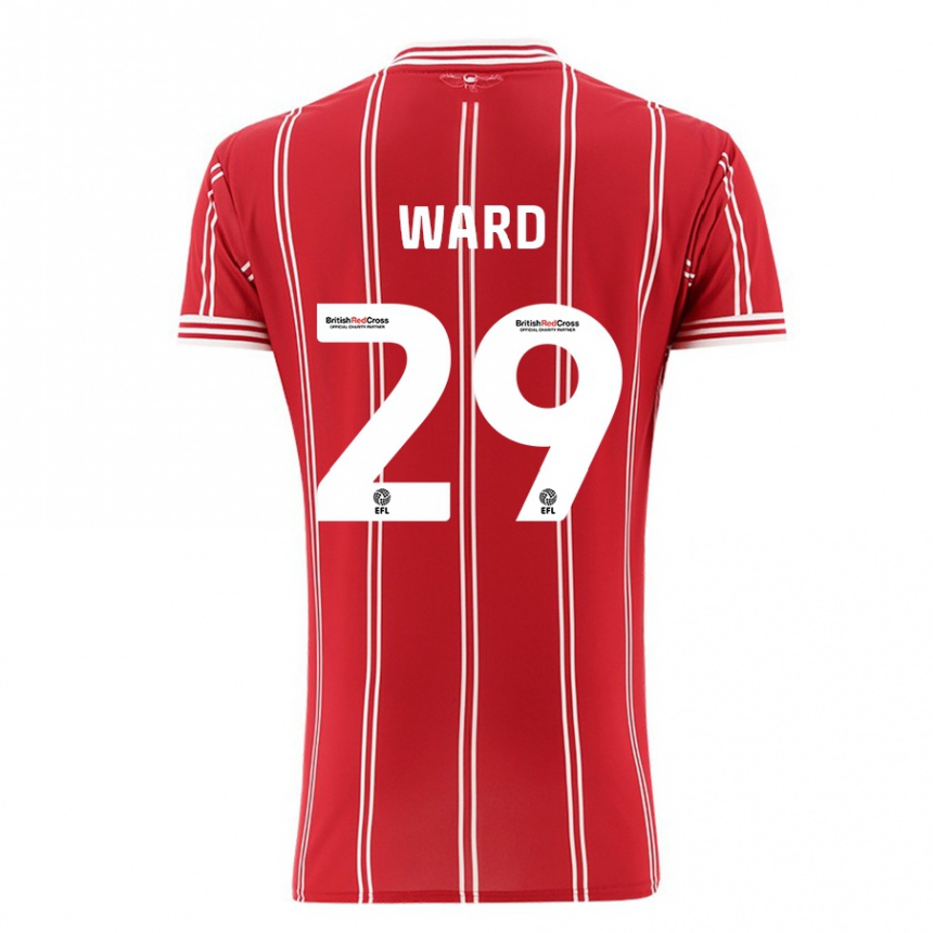 Niño Fútbol Camiseta Mari Ward #29 Rojo 1ª Equipación 2023/24 México