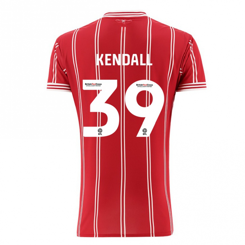 Niño Fútbol Camiseta Maya Kendall #39 Rojo 1ª Equipación 2023/24 México