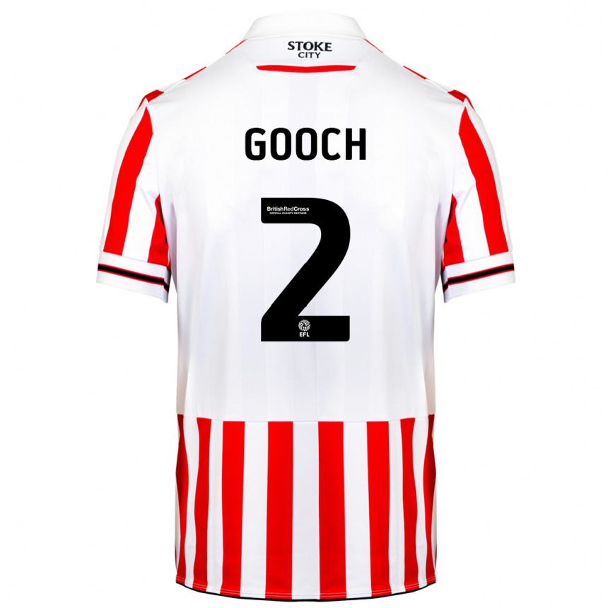 Niño Fútbol Camiseta Lynden Gooch #2 Rojo Blanco 1ª Equipación 2023/24 México